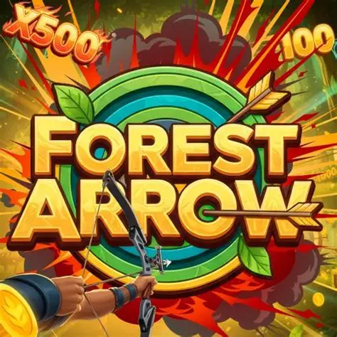 Forest Arrow gameplay with bow and arrow explosion effects