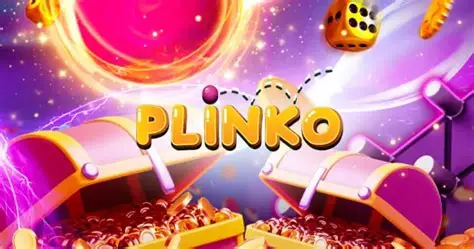 Plinko colorful arcade interface with glowing orb and treasure chests