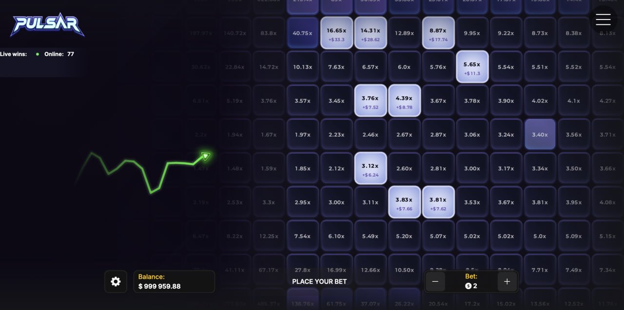 Pulsar scam or legit, casino bonus and real money: seven bets at different distances